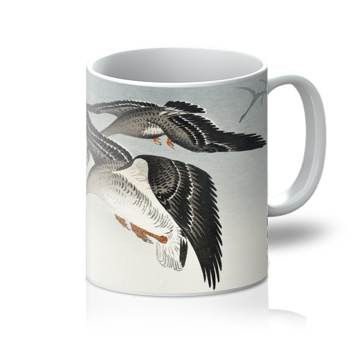 Birds at Full Moon | 11 oz White Mug