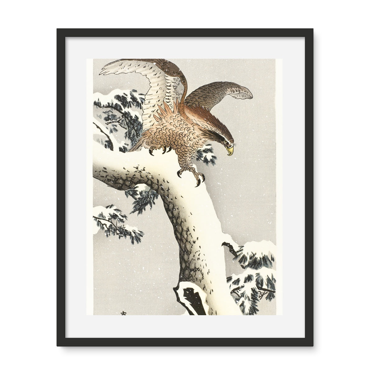 Eagle on a Tree | Framed Photo Tile