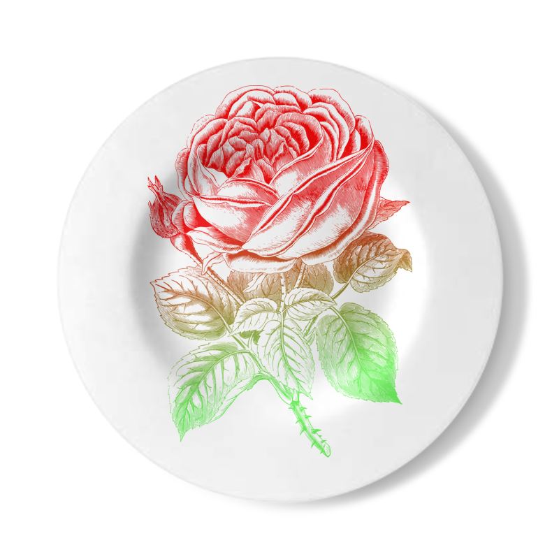 Red Rose | Decorative Plate