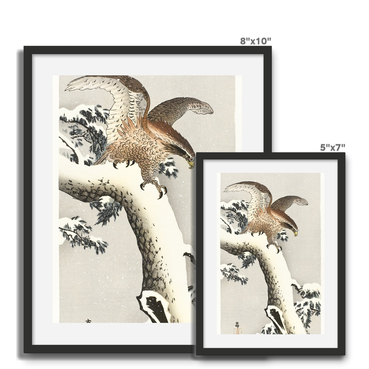 Eagle on a Tree | Framed Photo Tile