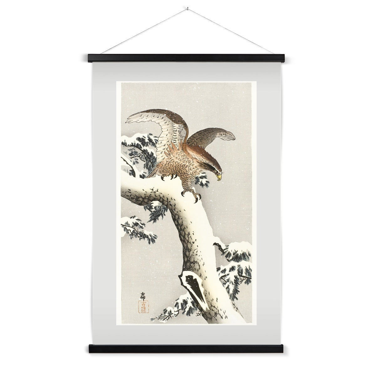 Eagle on a Tree | Fine Art Print with Hanger