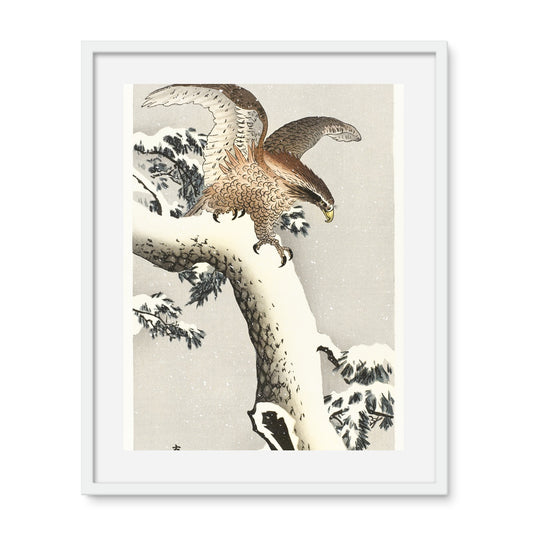 Eagle on a Tree | Framed Photo Tile