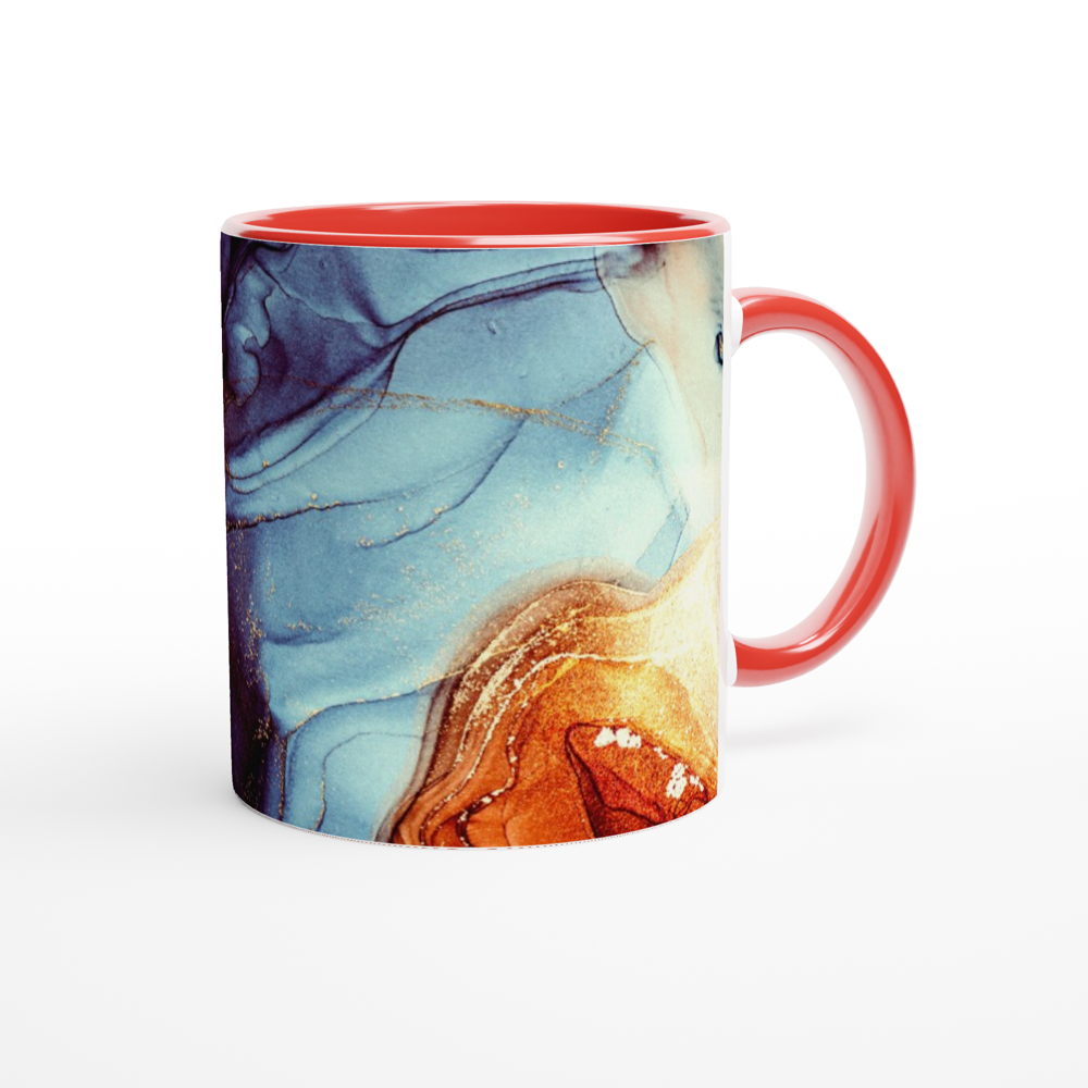 Whispy 6 | 11oz Ceramic Mug with Color Inside