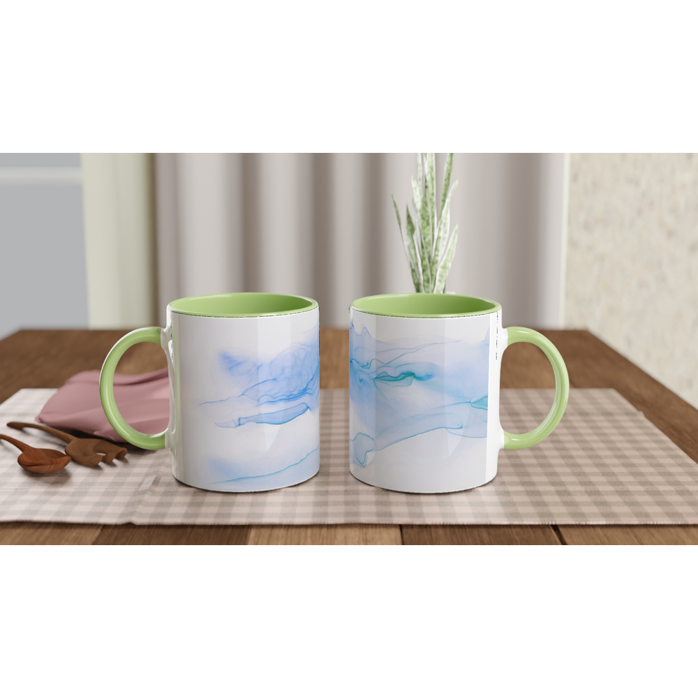 Whispy 5 | 11oz Ceramic Mug with Color Inside